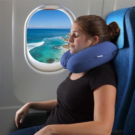 Memory Foam Travel Pillow- With Gel That Cools for Head/Neck Support