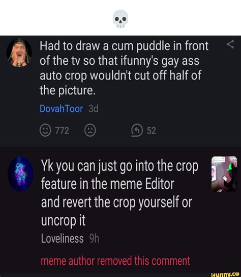 Had To Draw A Cum Puddle In Front Of The Tv So That Ifunny S Gay Ass Auto Crop Wouldn T Cut Off