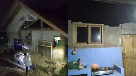 Belasan Rumah Di Ciamis Rusak Terdampak Gempa Garut M 6 5 Terbanyak Di