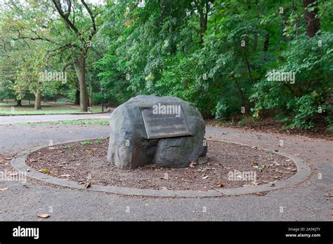 Shorakkopoch Boulder Marks The Site Where Legend Says Peter Minuit