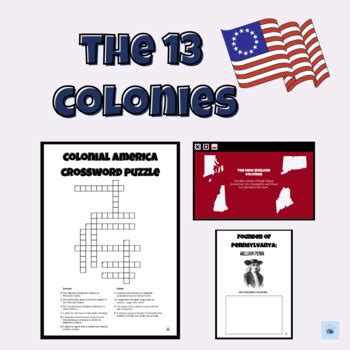 5th Grade 13 Colonies Unit Presentations Video Lesson Printables