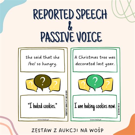 Reported Speech And Passive Voice Tie Teaching Is Easy