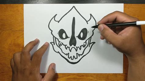 How To Draw Gaster Blaster Undertale Step By Step Youtube