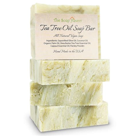 Tea Tree Soap Bar All Natural Antifungal Tea Tree Oil Soap Bars For