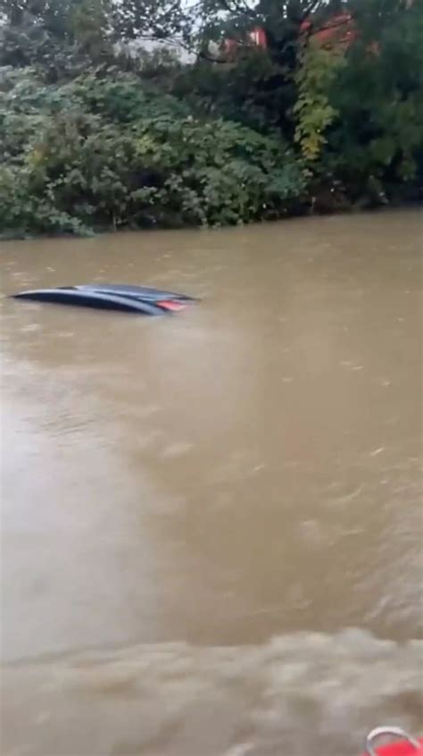 Storm Babet chaos continues as TikTok user kayaks home after finishing ...