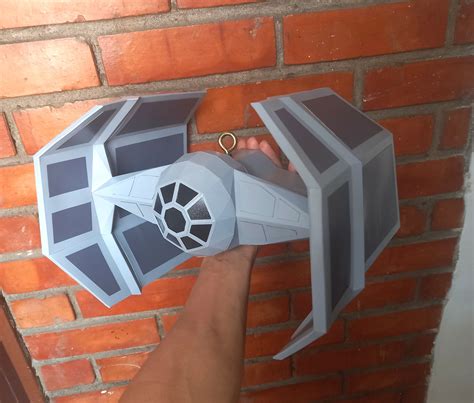 Tie Fighter Papercraft Star Wars Digital Template PDF Craft Etsy