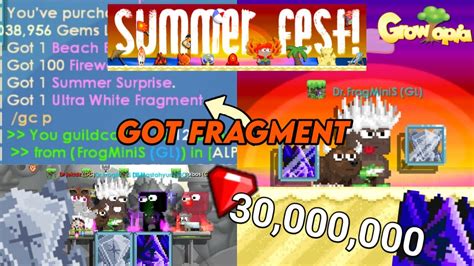 GACHA SUMMER WITH 30 MILLION GEMS SUMMERFEST 2024 Growtopia