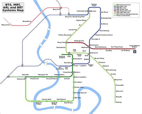 Bangkok Skytrain Map 2021