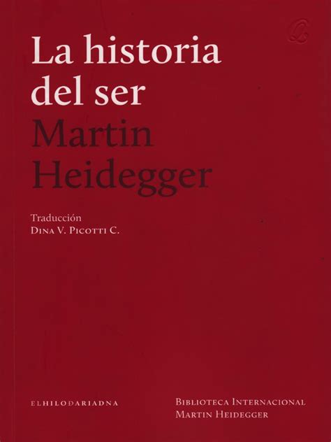 PDF La Historia Del Ser Martin Heidegger DOKUMEN TIPS