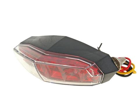 Koso Led Rear Light Clear Glass Scooter Parts Racing Planet Usa