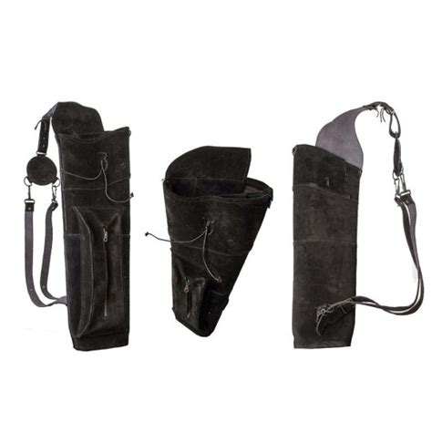 Buck Trail Raven Traditional Quiver In Black Suede On Hattila