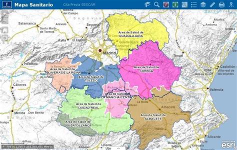 Mapa Sanitario Gobierno De Castilla La Mancha