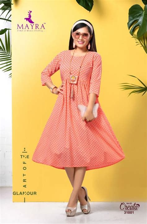 Mayra Presents Frooty Vol Casual Wear Kurti Collection