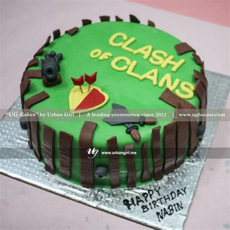 Clash Of Clans Themed Cakes