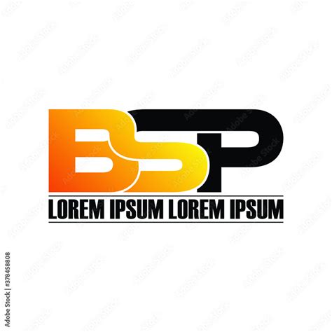 BSP letter monogram logo design vector Stock Vector | Adobe Stock