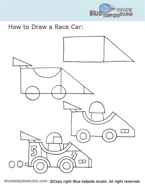 Race Car Drawing Step By Step at PaintingValley.com | Explore ...