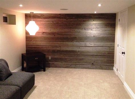 Barnboardstore Reclaimed Wood Feature Wall Framing Basement