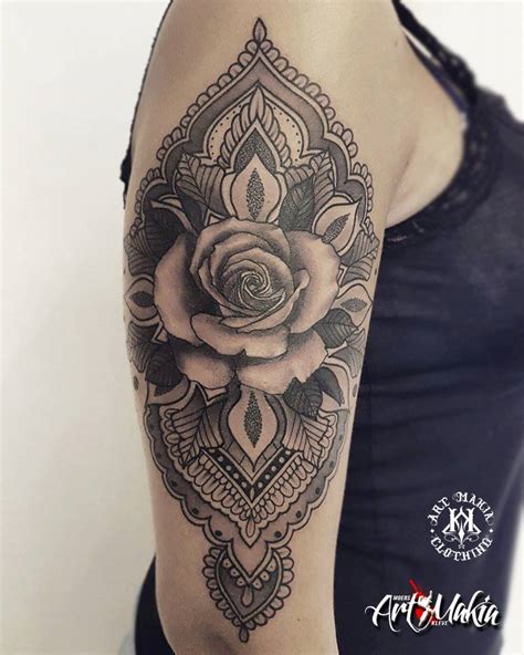 Rose Mandala Tattoo By Artmakia On Deviantart