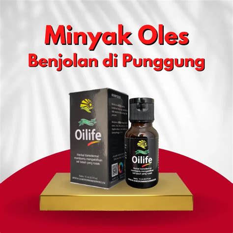 New Oilife Obat Herbal Benjolan Getah Bening Minyak Oles Kelenjar