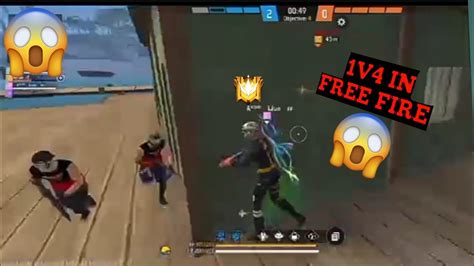 😱 Cs Rank 1v4 😱free Fire Video 1v4 In Cs Rank Freefire 1v4 Viral Youtube