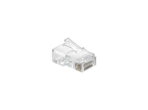 Rj45 8p8c Modular Connector For Round Cable 100 Pack Computer Cable Store