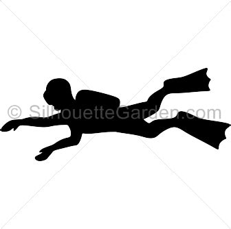 Scuba Diver Silhouette