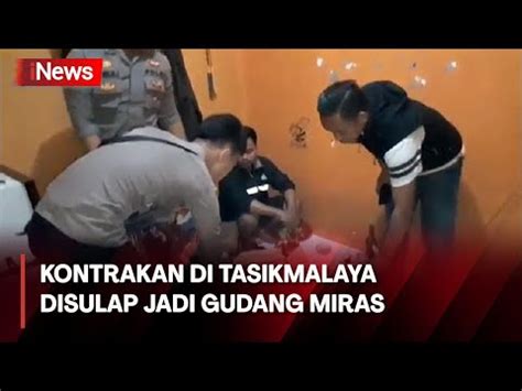 Polisi Gerebek Rumah Kontrakan Di Tasikmalaya Yang Dijadikan Gudang