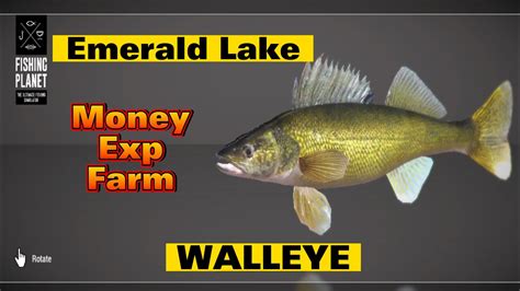 Fishing Planet Walleye Emerald Lake Money Exp Farm Guide For Beginner