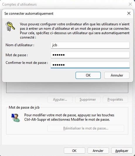 Supprimer le mot de passe au démarrage de Windows 11 JCBTechno