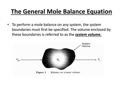 Ppt Mole Balance For Chemical Reaction Engineering Design Equations