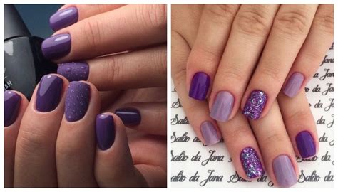 Волшебный фиолетовый: Роскошные идеи маникюра | ladyline.me | Дзен