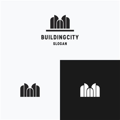 Building City Logo Icon Flat Design Template 9468773 Vector Art At Vecteezy