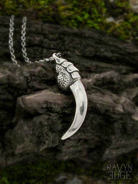 Raven or Dragon Talon Pendant | Talon jewelry for men and women