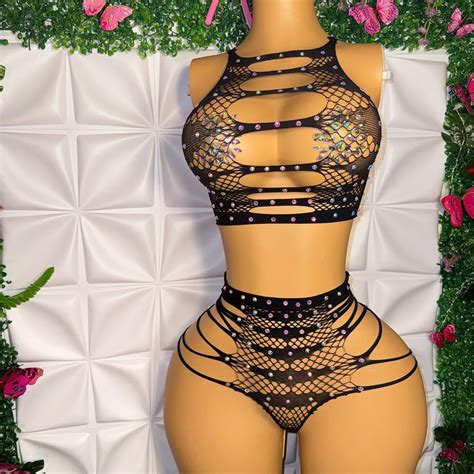 Beaded Lingerie Etsy