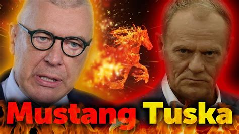 Mustang Tuska Roman Giertych mówi i robi to czego Donaldowi Tuskowi