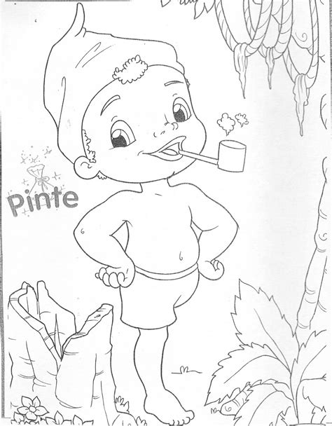 Desenhos do Saci Pererê para Colorir Imagens Para Colorir