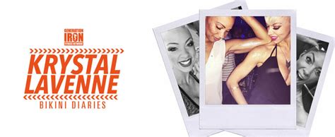Krystal Lavenne Bikini Diaries A Very Special Birthday Workout Generation Iron