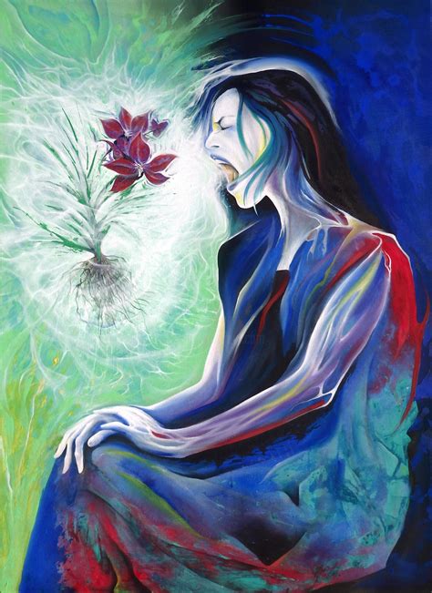 Your Anger Is A Flower Painting By Vigor Calma Artmajeur