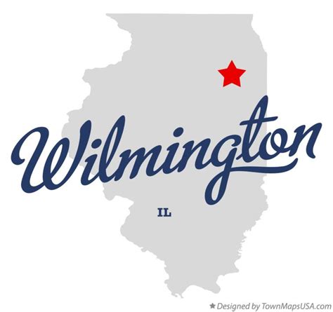 Map of Wilmington, Will County, IL, Illinois