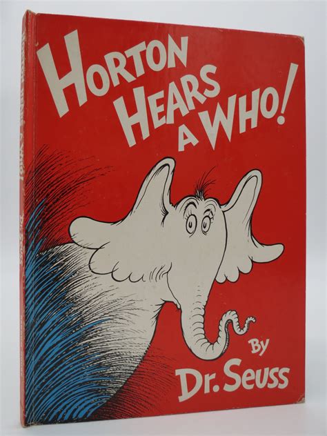 Dr Seuss Horton Hears A Who Book