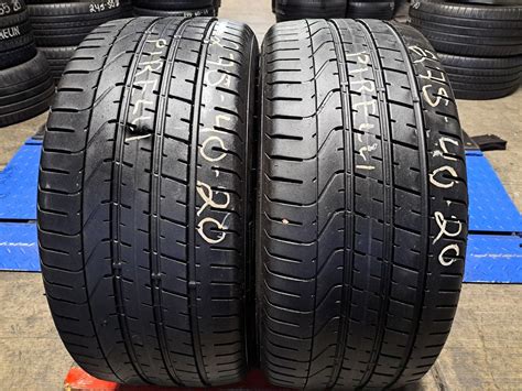 Used Tires Pirelli Pzero W Thread Life Both Installed