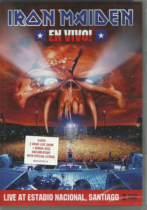 Iron Maiden En Vivo Live At Estadio Nacional Santiago 2dvd New