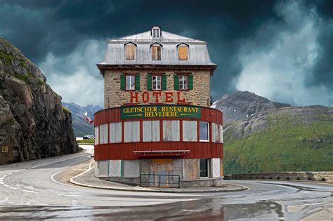 Hotel Belv D Re Rhonegletscher The Iconic Building On The Furka Pass Road