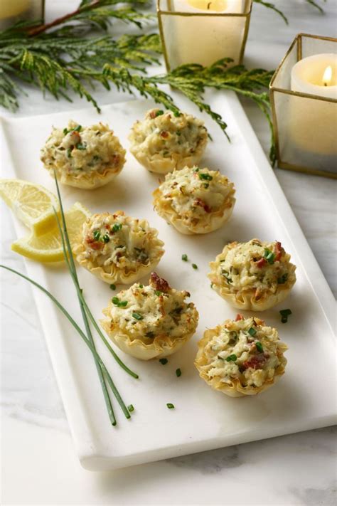 Cheesy Crab Stuffed Phyllo Cups