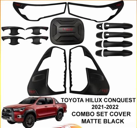 Toyota Hilux Conquest / GR-S 2021 to 2023 W/smart key FULL TRD Garnish ...