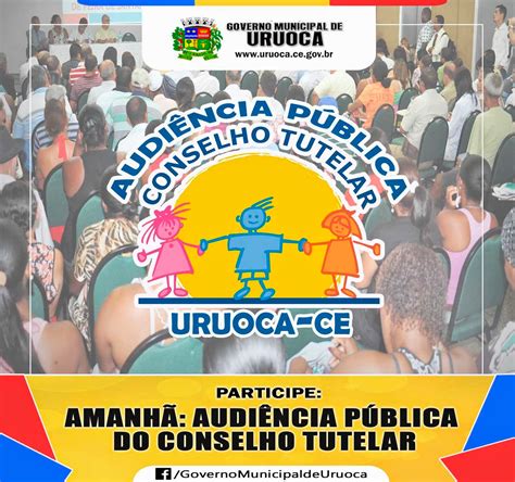 Governo Municipal de Uruoca PARTICIPE AMANHÃ ACONTECE A I AUDIÊNCIA