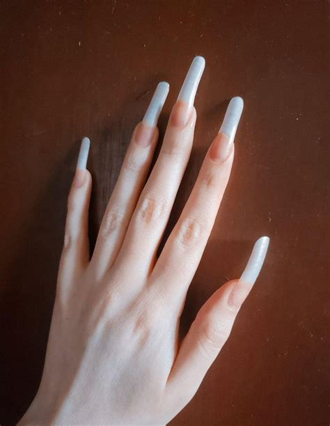 Pin By 🐸💢💢💢 On Nails Long Natural Nails Long Acrylic Nails Coffin