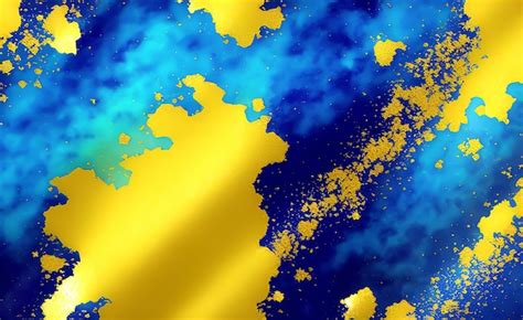 Un Fondo Azul Y Amarillo Con Un Fondo Azul Y Las Palabras Azul En La