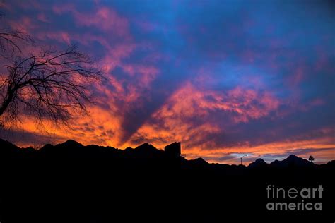 Phoenix Mountain Sunrise Photograph by Elisabeth Lucas - Fine Art America