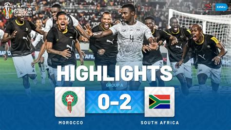 Morocco V South Africa Match In 3 Afcon 2023 Highlights Supersport